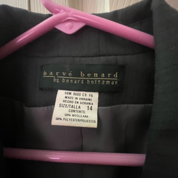 Harve Bernard Vintage Blazer Jacket and Matching Skirt Size 14 - Picture 5 of 5